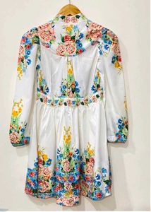 Floral Print Fit &amp; Flare Dress