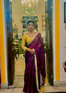 Elegant Purple Saree