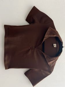 Brown Crop Top