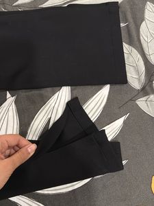 Zara Jeggings With Side Slit In Bottoms