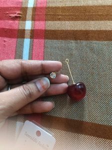 2 in 1 Cherry Earrings Of Supreme Quality.