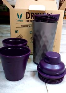 VAYA DRYNK 3 In 1 Stainless Steel Tumbler, Sipper,