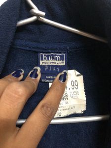 B.u.m Blue Long Sleeve Jacket