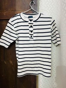 Striped Button-Up Top *(Combo)*