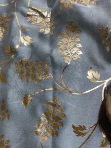 Beautiful Silver Art Silk Saree