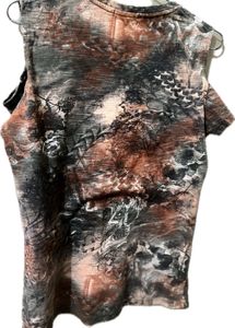 Stylish Print Cold Shoulder Top