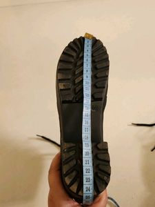 Black Velvet Boots - Size 7 (UK)