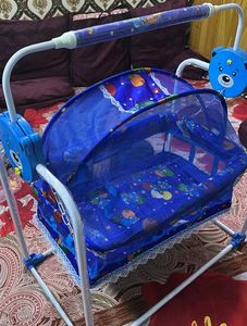 New Baby Cradle jhula with mosquito net