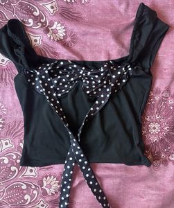 savana Polka Dot Top S Size