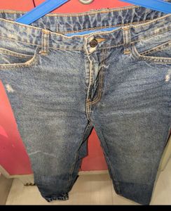Blue Slim Fit High Waist Jeans