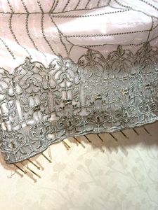 3pc pakistani Embroidered suit patch on pant