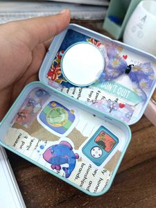 Decorated Aesthetic Trinket Tin