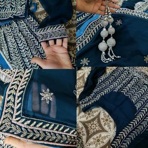 Elegant Blue Lehnga
