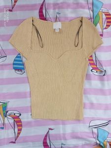 H&amp;M Ribbed Knit Top