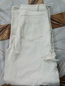 Off White Cargo Pant
