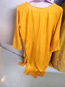 Elegant Mustard Kurta