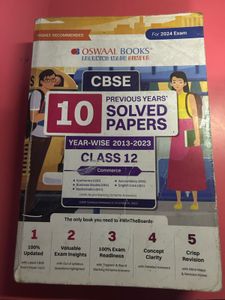 CBSE 10 Years Solved Papers ( For All Subjects)
