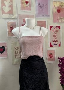 Pink Shimmery Tank Top