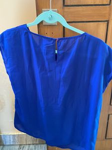 Vero Moda Beaded Blue Top