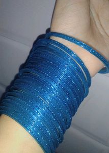 Blue Bangles Set, Size 2.4