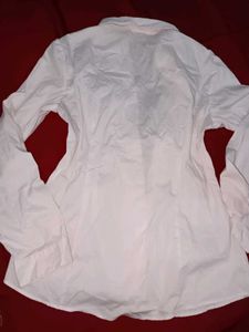 Ruffled Button-Up Shirt