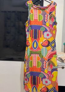 Colorful Sleeveless Bodycon Dress