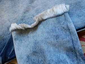 High-Waisted Denim Jeans