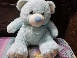 Soft Teddy Bear Light Blue Colour
