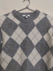 Argyle Knit Sweater