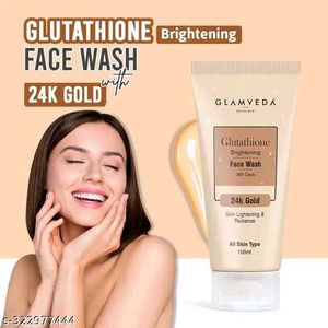 Glamveda Glutathione 24k Gold Face Wash Pack Of 3