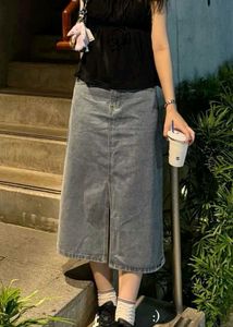 Midi Skirt Acubi Streetstyle Gothic Grunge Y2k