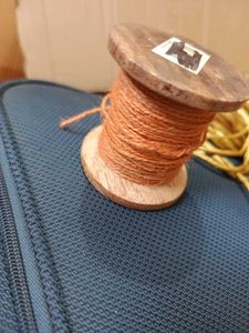 Orange Jute Twine Roll