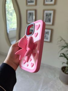 Cute Pink Phone Case (Combo of 2 16 pro max) new