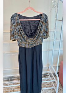 Embellished Wrap Dress