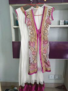 Party Wear Suit With Koti.