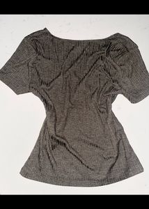 Forever 21 Low Neck Olive Green Crop Top
