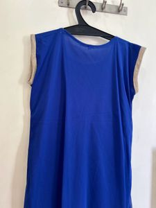 Blue Sleeveless Dress