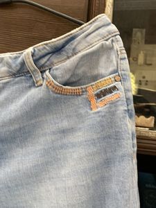 Ripped Light Wash Jeans