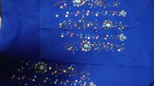 Blue Embellished Dress