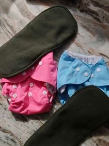 Reusable Cloth Daipers Washable , Adjustable Size