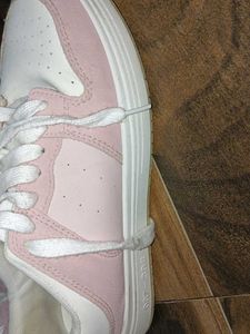 Pink &amp; White Sneakers