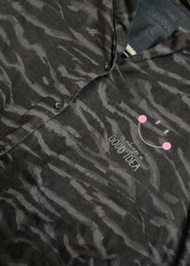 Cute Zebra Print Pajama Top