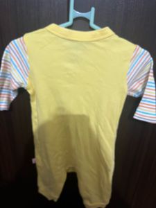 Cute Yellow Baby Romper