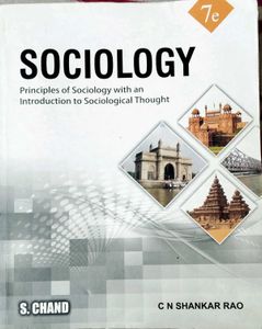 Principles Of Sociology By CN Shankar Rao