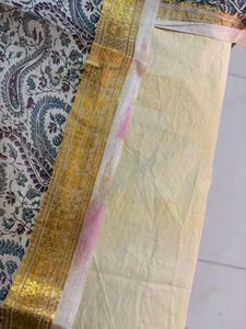 Pure silk printed Paisley Saree