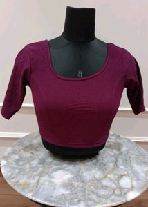 Elegant Maroon Blouse