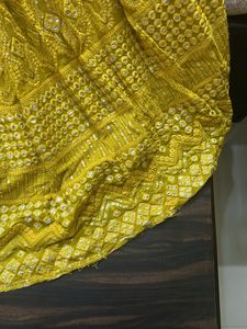 🔥Golden mustard Lehnga🥻