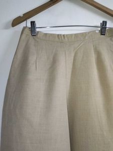 Beige Culottes Pants &amp; Kurta set
