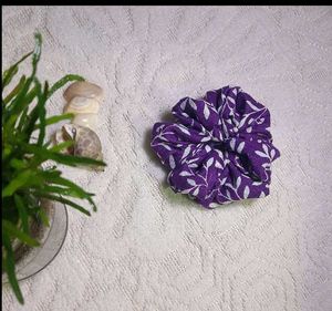 Purple Scrunchie
