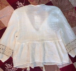 ZARA Boho Embroided Top